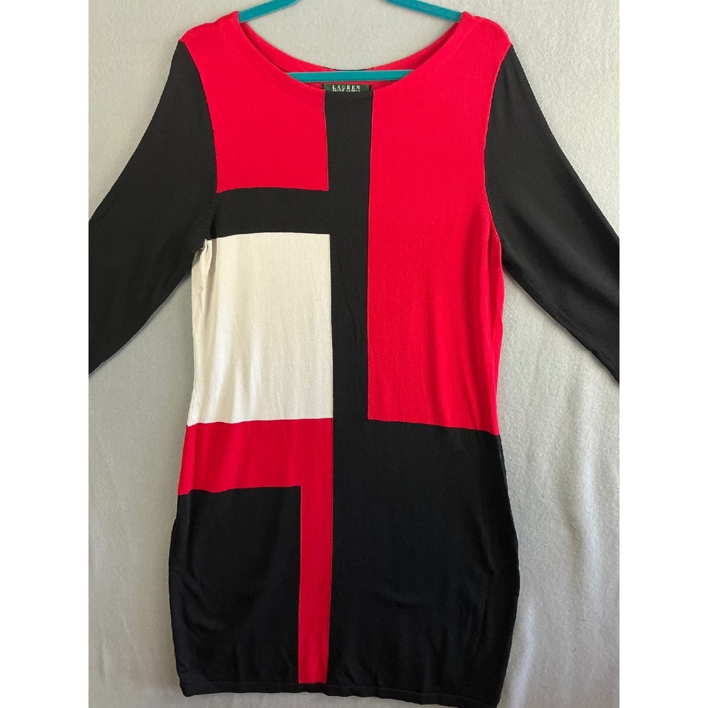 Lauren Ralph Lauren Dress Women's Extra Large‎ Knit Sweater Dress